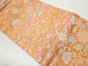 花唐草模様織出し名古屋帯